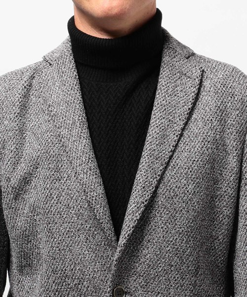 MEN'S BIGI（メンズビギ）の「メランジモールラッセルジャケット（テーラードジャケット・メンズ・グレー/ネイビー・LL/S/M/L）」の7枚目の写真