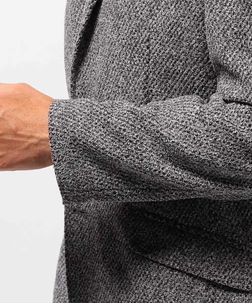 MEN'S BIGI（メンズビギ）の「メランジモールラッセルジャケット（テーラードジャケット・メンズ・グレー/ネイビー・LL/S/M/L）」の8枚目の写真