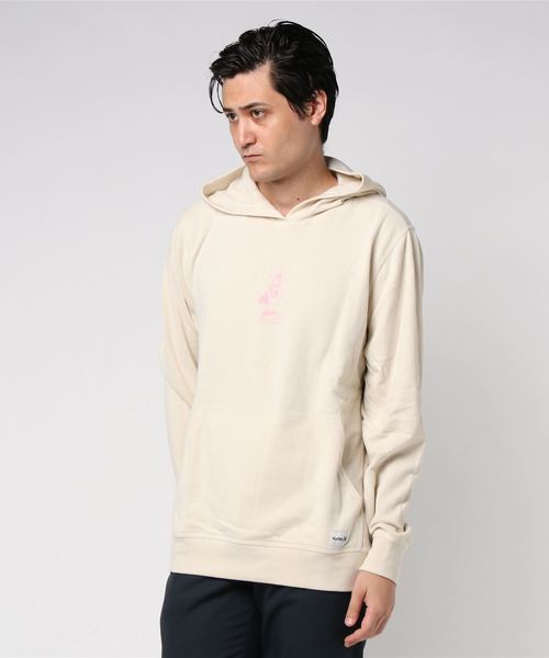 Hurley (ハーレー)の「M HRLY ATLAS CHILLIN PO FLC/ハーレー 長袖 プルオーバー パーカー(パーカー・メンズ・チャコールグレー/ブルー/クリーム・SMALL/MEDIUM/LARGE)」の1枚目の写真
