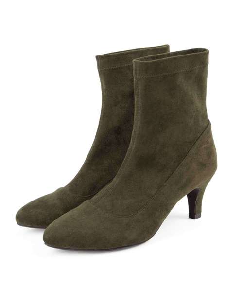 ORiental TRaffic（オリエンタルトラフィック）の「秋冬新作★ストレッチブーツ★8419（ブーツ・レディース・ブラック/ベージュ/カーキ・LL/S/M/L/3L/SS）」の6枚目の写真