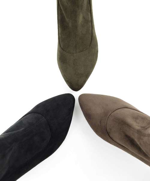 ORiental TRaffic（オリエンタルトラフィック）の「秋冬新作★ストレッチブーツ★8419（ブーツ・レディース・ブラック/ベージュ/カーキ・LL/S/M/L/3L/SS）」の13枚目の写真