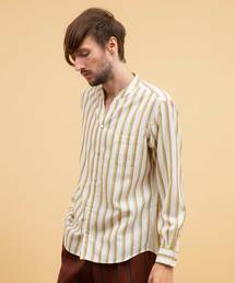 UNITED TOKYO | 柄Vネックロングスリーブシャツ(シャツ/ブラウス)