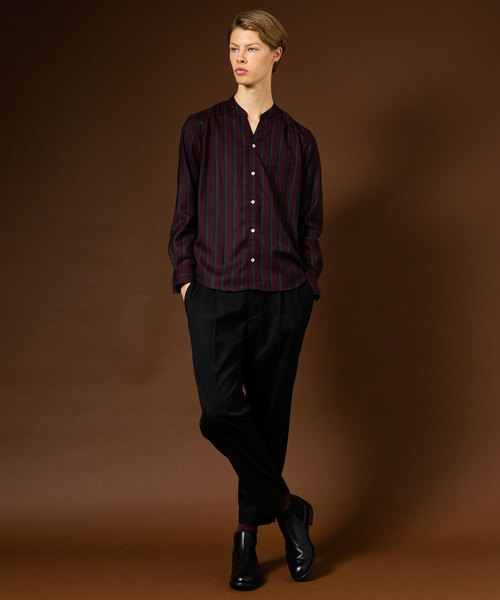 UNITED TOKYO(ユナイテッドトウキョウ)の「柄Vネックロングスリーブシャツ(シャツ/ブラウス・メンズ・オフホワイト/サックスブルー/バーガンディー・1/2/3)」の13枚目の写真