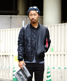 And A | MA-1 RIDERS (ALPHA)(ミリタリージャケット)