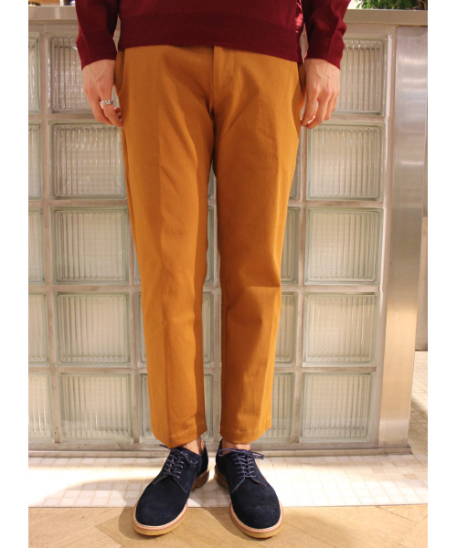 EDIFICE（エディフィス）の「◇メン/Lコン ストレッチクロップドパンツ（その他パンツ・メンズ・ブラック/オレンジ/ブルー系その他/ボルドー・50/48/44/42/46）」の4枚目の写真