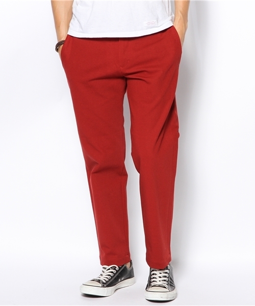 EDIFICE（エディフィス）の「◇メン/Lコン ストレッチクロップドパンツ（その他パンツ・メンズ・ブラック/オレンジ/ブルー系その他/ボルドー・50/48/44/42/46）」の3枚目の写真