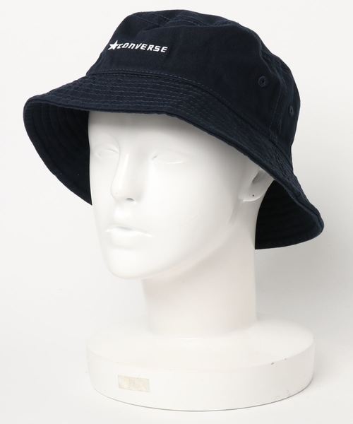 CONVERSE（コンバース）の「∴WEGO/CONVERSE別注バケットハット（ハット・メンズ・ブラック/ベージュ/ネイビー/ライトパープル/ホワイト/ピンク・FREE）」の5枚目の写真