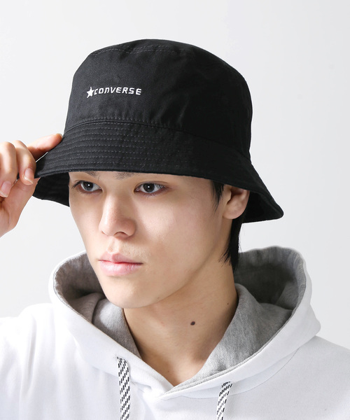 CONVERSE（コンバース）の「∴WEGO/CONVERSE別注バケットハット（ハット・メンズ・ブラック/ベージュ/ネイビー/ライトパープル/ホワイト/ピンク・FREE）」の7枚目の写真