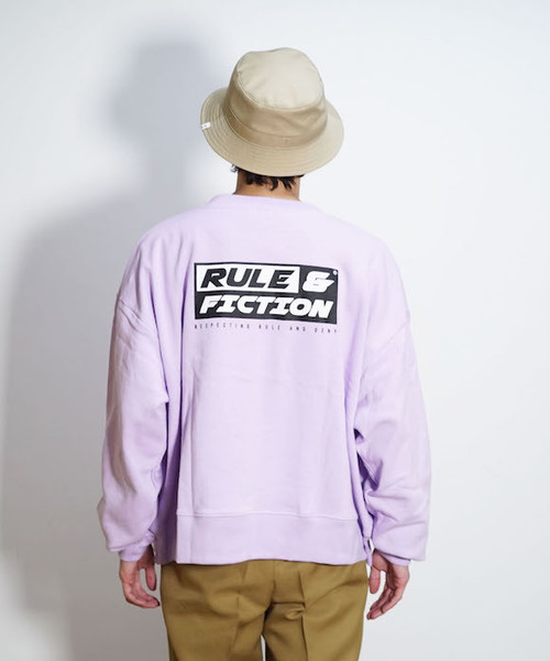 KAIKO(カイコー)の「KAIKO OBLONG SWEAT RF(スウェット・メンズ・ライトグレー/ブラック/レッド/ライトパープル・S/M/L)」の7枚目の写真