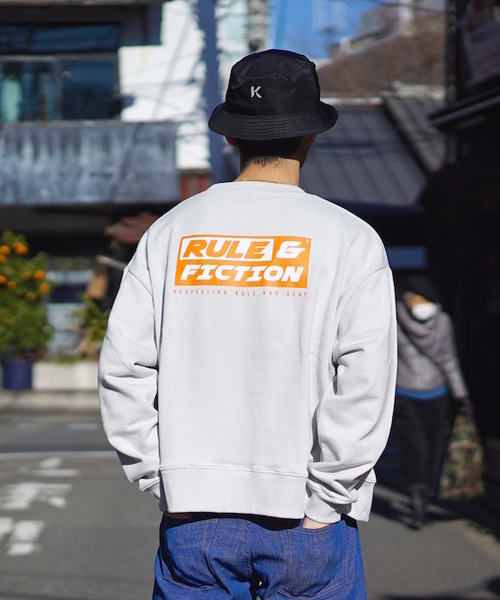 KAIKO(カイコー)の「KAIKO OBLONG SWEAT RF(スウェット・メンズ・ライトグレー/ブラック/レッド/ライトパープル・S/M/L)」の12枚目の写真