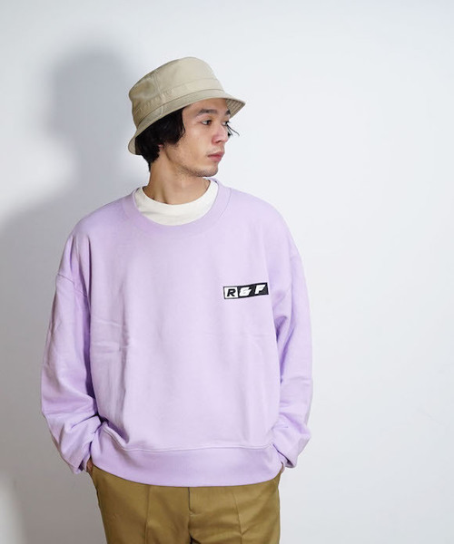 KAIKO(カイコー)の「KAIKO OBLONG SWEAT RF(スウェット・メンズ・ライトグレー/ブラック/レッド/ライトパープル・S/M/L)」の9枚目の写真