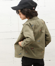 BAYFLOW | [KIDS]シシュウミリタリーシャツ(シャツ/ブラウス)