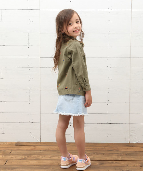 BAYFLOW（ベイフロー）の「[KIDS]シシュウミリタリーシャツ（シャツ/ブラウス・キッズ・カーキ・MEDIUM/X-LARGE/LARGE/XX-LARGE/SMALL）」の11枚目の写真