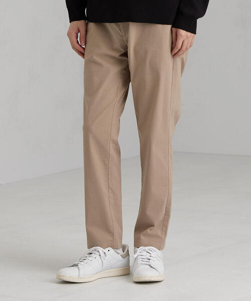 green label relaxing(グリーンレーベルリラクシング)の「SC ストレッチ サッカー イージー 9分丈 パンツ(その他パンツ・メンズ・オリーブ/ベージュ/グレー/ブラック/ネイビー・S/M/XL/XXL/L/XS)」の4枚目の写真