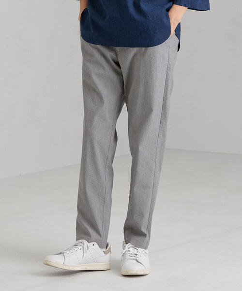 green label relaxing(グリーンレーベルリラクシング)の「SC ストレッチ サッカー イージー 9分丈 パンツ(その他パンツ・メンズ・オリーブ/ベージュ/グレー/ブラック/ネイビー・S/M/XL/XXL/L/XS)」の3枚目の写真