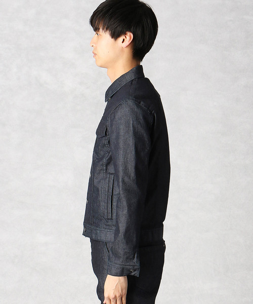 コムサメン デニムジャケット ブラック Mサイズ trim_fce_item68c26e8b9d718.jpg