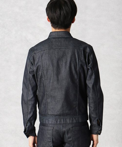 COMME CA MEN（コムサメン）の「コーティングストレッチ デニム