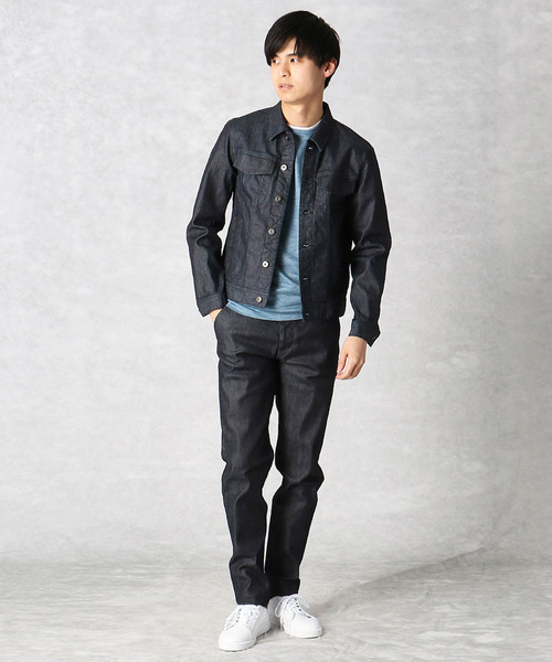 COMME CA MEN（コムサメン）の「コーティングストレッチ デニム