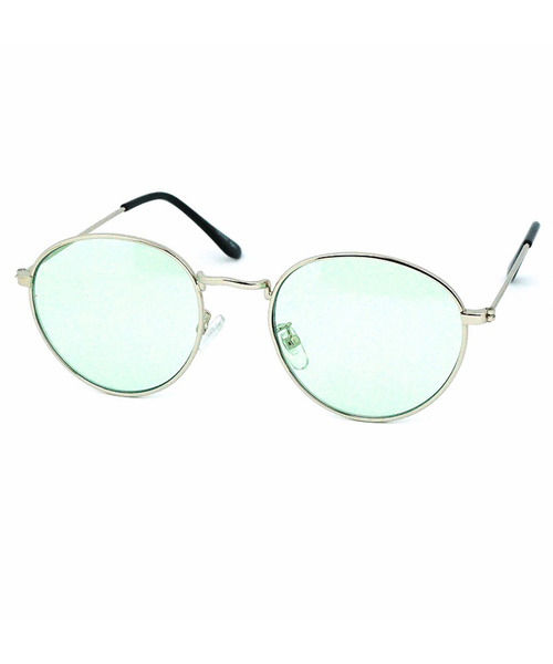 SBG(エスビー)の「SBG ラウンドサングラス(サングラス・メンズ・ライトグリーン/ライトブラウン/スモークグレー/ライトパープル・FREE)」の3枚目の写真