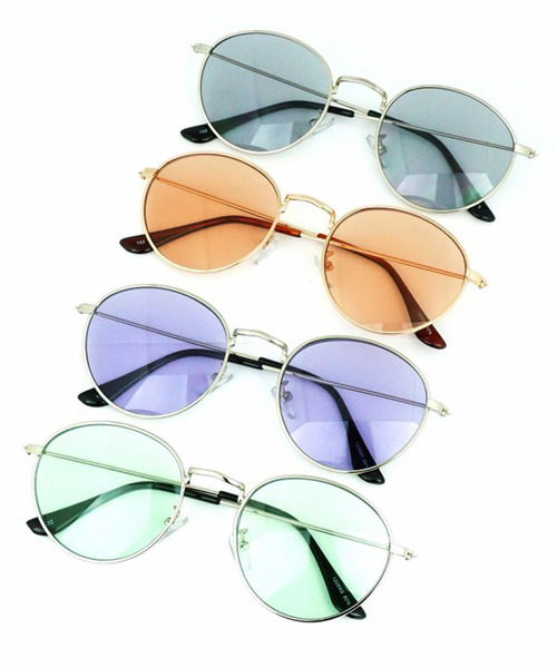 SBG(エスビー)の「SBG ラウンドサングラス(サングラス・メンズ・ライトグリーン/ライトブラウン/スモークグレー/ライトパープル・FREE)」の8枚目の写真