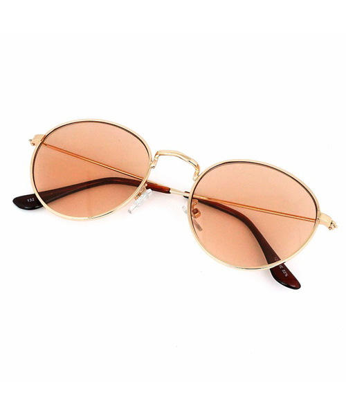 SBG(エスビー)の「SBG ラウンドサングラス(サングラス・メンズ・ライトグリーン/ライトブラウン/スモークグレー/ライトパープル・FREE)」の5枚目の写真