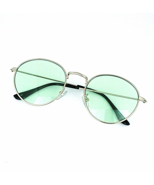 SBG(エスビー)の「SBG ラウンドサングラス(サングラス・メンズ・ライトグリーン/ライトブラウン/スモークグレー/ライトパープル・FREE)」の12枚目の写真