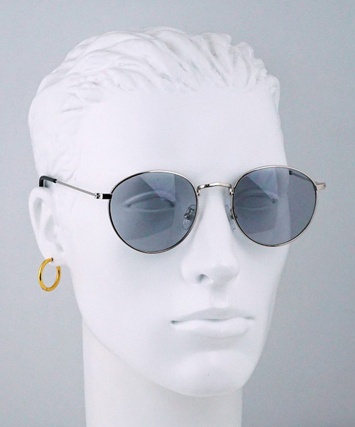 SBG(エスビー)の「SBG ラウンドサングラス(サングラス・メンズ・ライトグリーン/ライトブラウン/スモークグレー/ライトパープル・FREE)」の18枚目の写真