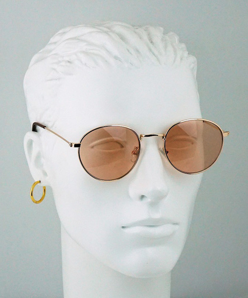 SBG(エスビー)の「SBG ラウンドサングラス(サングラス・メンズ・ライトグリーン/ライトブラウン/スモークグレー/ライトパープル・FREE)」の11枚目の写真