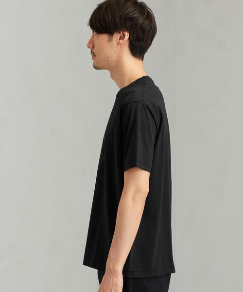 green label relaxing（グリーンレーベルリラクシング）の「[アンドライド] SC AND-RIDE サークルプリント クルーネック 半袖 Tシャツ（Tシャツ/カットソー・メンズ・ブラック/ホワイト・MEDIUM/LARGE/SMALL）」の5枚目の写真