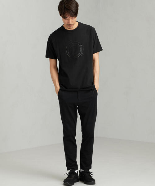 green label relaxing（グリーンレーベルリラクシング）の「[アンドライド] SC AND-RIDE サークルプリント クルーネック 半袖 Tシャツ（Tシャツ/カットソー・メンズ・ブラック/ホワイト・MEDIUM/LARGE/SMALL）」の6枚目の写真