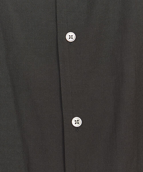 超人気★極美品ユナイテッドアローズアンドサンズ　オープンカラーシャツ　黒　М BEAUTY&YOUTH UNITED ARROWS（ビューティーアンドユースユナイテッド