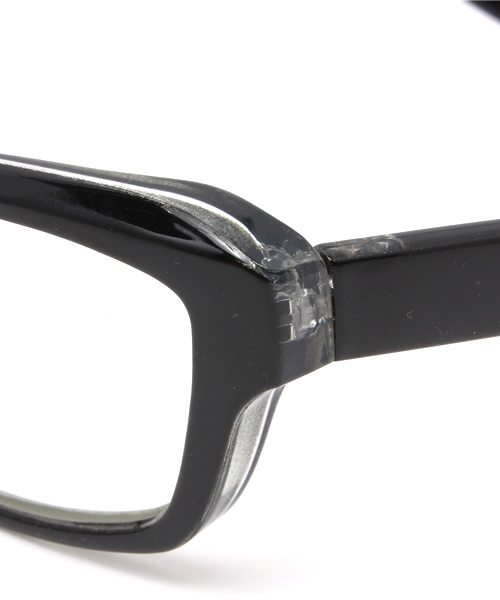 WEGO（ウィゴー）の「WEGO/スクエアタイプ（メガネ・メンズ・ブラック・FREE）」の5枚目の写真