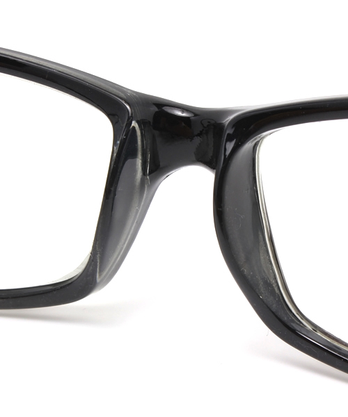 WEGO（ウィゴー）の「WEGO/スクエアタイプ（メガネ・メンズ・ブラック・FREE）」の6枚目の写真