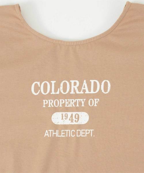 titivate(ティティベイト)の「ロゴプリントTシャツ(Tシャツ/カットソー・レディース・ライトベージュ/チャコール/オフホワイト/ライトカーキ・S/M)」の13枚目の写真