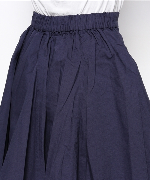 WEGO(ウィゴー)の「WEGO/コットン切替フレアスカート(スカート・レディース・オフホワイト/グリーン/ネイビー/イエロー・FREE)」の5枚目の写真