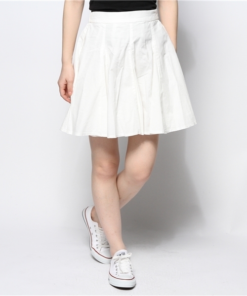 WEGO(ウィゴー)の「WEGO/コットン切替フレアスカート(スカート・レディース・オフホワイト/グリーン/ネイビー/イエロー・FREE)」の13枚目の写真