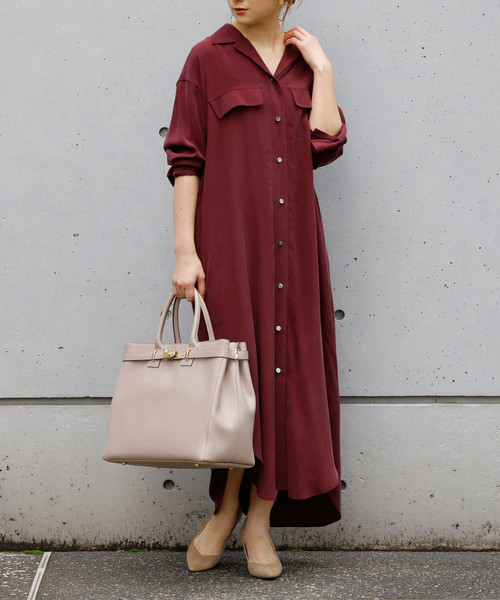 セール シャツワンピース ワンピース Liesse リエス のファッション通販 Zozotown