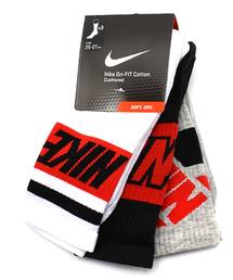 NIKE | ナイキ 3足セット ドライフィット ソックス NIKE 3PPK DRI-FIT FLY RISE CREW(ソックス/靴下)