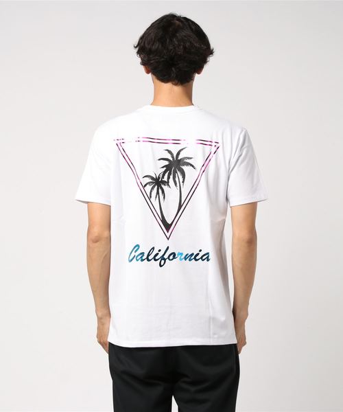 おしゃれスタ(オシャレスタ)の「メタリックプリントクルーネックTシャツ(KU)(Tシャツ/カットソー・メンズ・ホワイト/ブラック・M/L)」の5枚目の写真