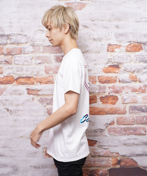 おしゃれスタ(オシャレスタ)の「メタリックプリントクルーネックTシャツ(KU)(Tシャツ/カットソー・メンズ・ホワイト/ブラック・M/L)」の13枚目の写真