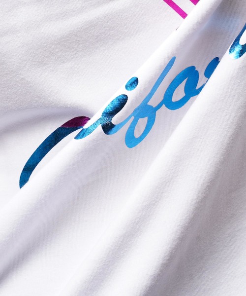 おしゃれスタ(オシャレスタ)の「メタリックプリントクルーネックTシャツ(KU)(Tシャツ/カットソー・メンズ・ホワイト/ブラック・M/L)」の11枚目の写真
