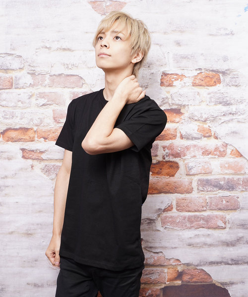 おしゃれスタ(オシャレスタ)の「メタリックプリントクルーネックTシャツ(KU)(Tシャツ/カットソー・メンズ・ホワイト/ブラック・M/L)」の9枚目の写真