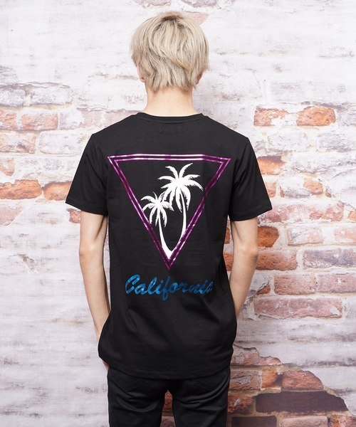 おしゃれスタ(オシャレスタ)の「メタリックプリントクルーネックTシャツ(KU)(Tシャツ/カットソー・メンズ・ホワイト/ブラック・M/L)」の8枚目の写真