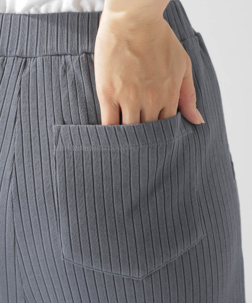 BAYFLOW（ベイフロー）の「カットソーリブパンツ（その他パンツ・レディース・アイボリー/ブラック/ブルー・SMALL/MEDIUM）」の19枚目の写真