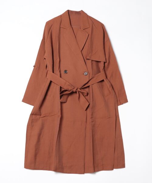 ファイユビッグシルエットトレンチコート（トレンチコート）｜STYLEBLOCK（スタイルブロック） 6,073円