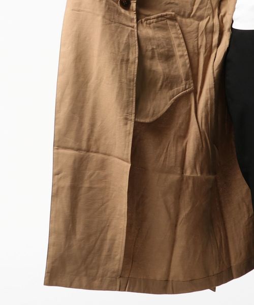 STYLEBLOCK（スタイルブロック）の「ファイユビッグシルエットトレンチコート（トレンチコート・レディース・ブラック/ベージュ/ブラウン/カーキ・M）」の5枚目の写真