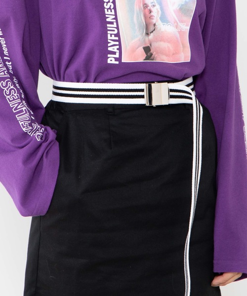 WEGO(ウィゴー)の「WEGO/ラインガチャベルト(ベルト・レディース・その他1・FREE)」の2枚目の写真