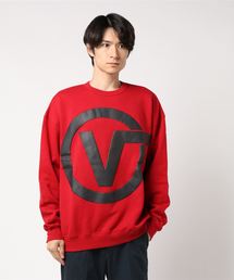 VANS ヴァンズ Circle V Crew Sweat VA19FW-MC18 RED