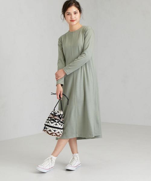 商品詳細 Cfc ポンチ フレア ロングスリーブ ワンピース Outlet アウトレット 公式通販