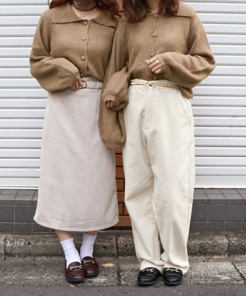 PairPair（ペアペア）の「襟付きニットプルオーバー（ニット/セーター・レディース・モカ/ライトベージュ・FREE）」の16枚目の写真